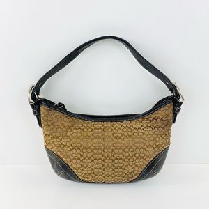 coach signature chain hobo bolsa